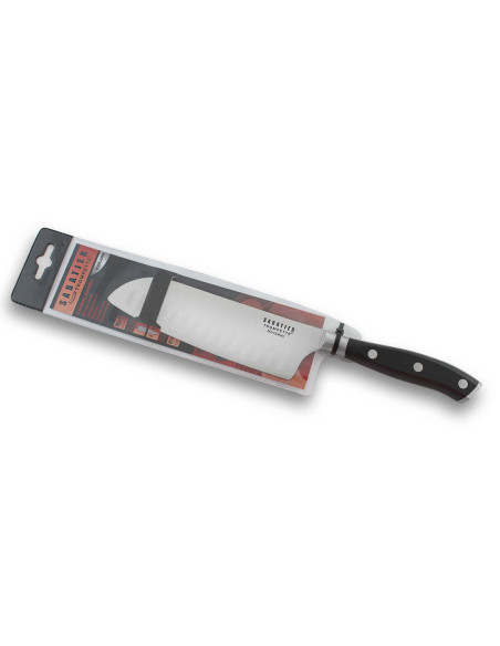 Sabatier Trompette Vulcano 17cm 3 rivetti con fossette coltello santoku