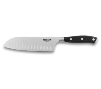 Sabatier Trompette Vulcano 17cm 3 rivets with granton edge santoku knife