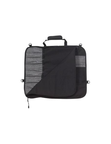 Schwarze leere Messermeister Preservation Tasche 8 Fächer aus recyceltem Kunststoff