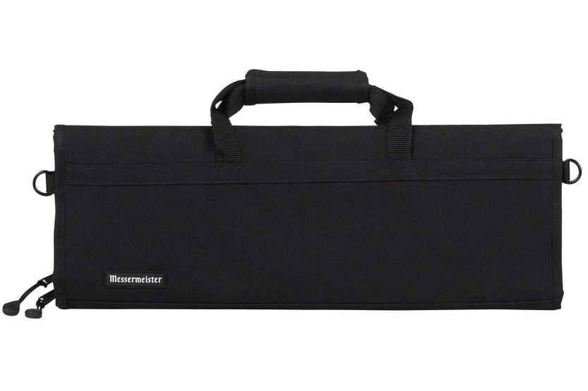 Schwarze leere Messermeister Preservation Tasche mit 12 Fächern aus recyceltem Kunststoff