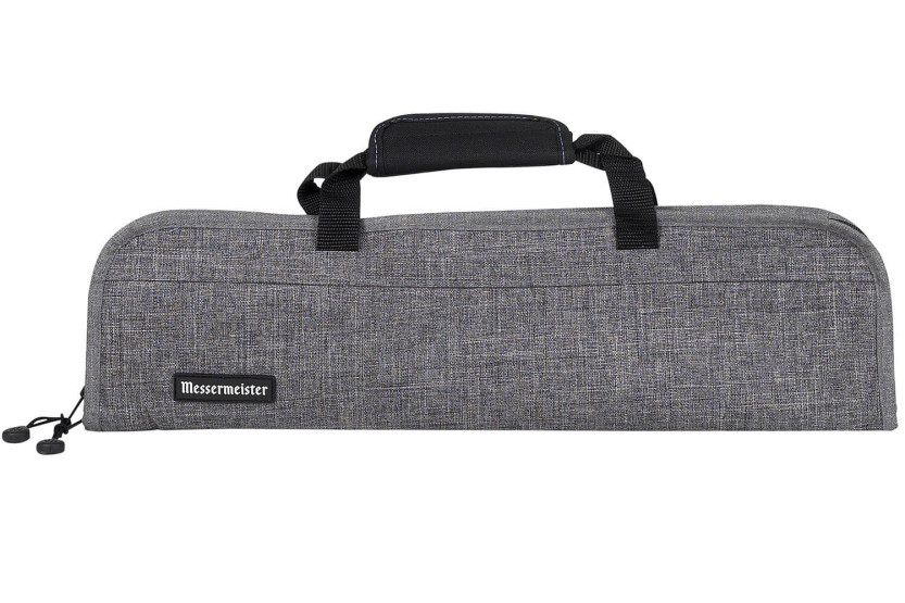 Graue leere Messermeister Preservation Tasche mit 5 Fächern aus recyceltem Kunststoff