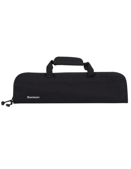 Maletín vacío negro Messermeister Preservation 5 ranuras de plástico reciclado