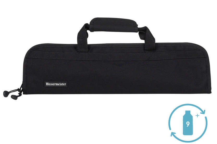 Black empty case Messermeister Preservation 5 slots in recycled plastic