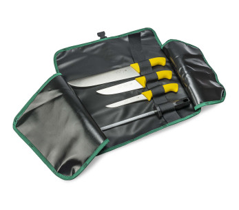 Profesjonelt slaktersett med 3 kniver + 1 Sanelli Skin-pistol 2