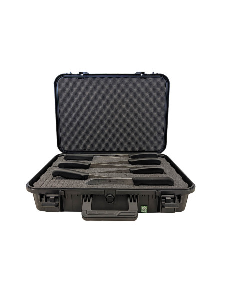 Ambrogio Sanelli Caravel Compact knivveske 9 Supra-kniver + 5 tilbehør