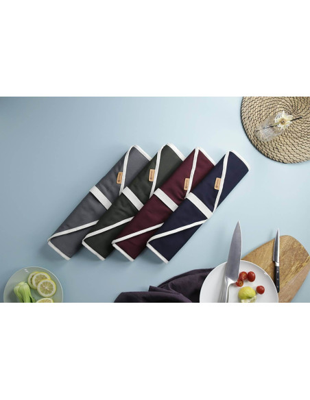CHEF ROLL7 tradisjonelt tomt etui for 7 kniver og bestikk