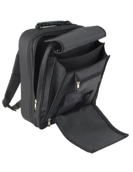 Empty hotel backpack for knives and cooking utensils