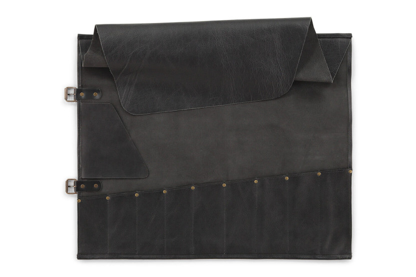 Witloft Buffalo Collection Estuche de artesanía de piel plena flor con 9 bolsillos