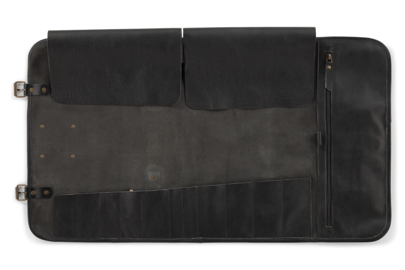 Witloft Buffalo Collection Custodia artigianale in pelle pieno fiore a 17 tasche