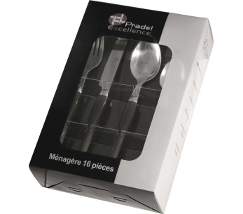 Ménagère 16 kirjekuoret Pradel Excellence Jakarta coloris noir 2