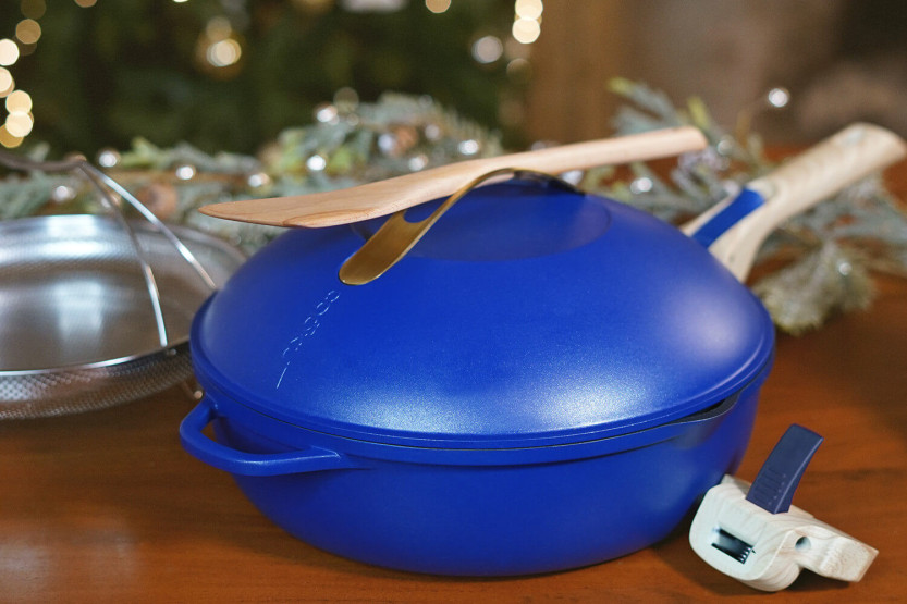 Cookut La Fabuleuse 8-in-1 Antihaftbeschichtete Pfanne blau