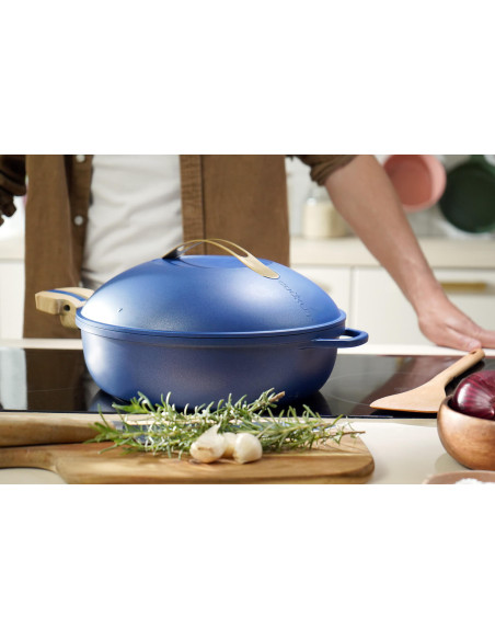 Cookut La Fabuleuse 8-i-1 non-stick stekepanne blå