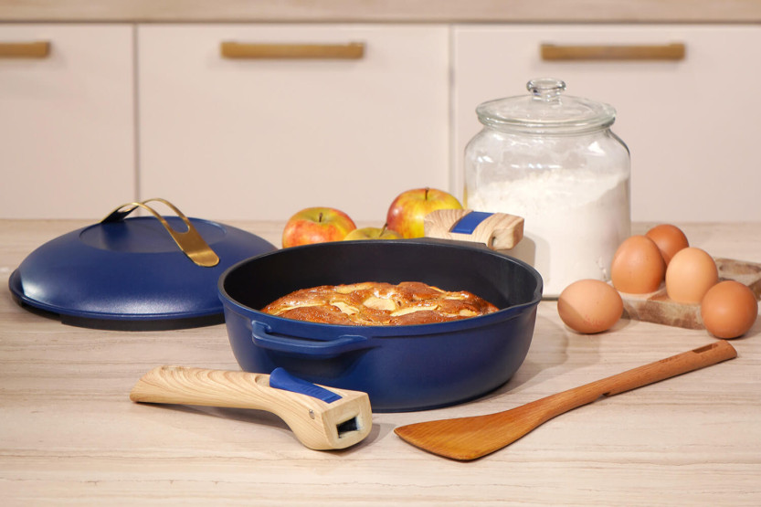 Cookut La Fabuleuse 8-i-1 non-stick stekepanne blå