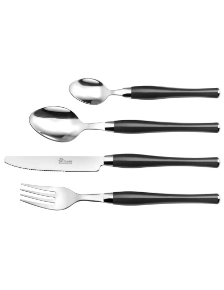Pradel Excellence Jakarta 16 Conjunto de talheres peças, preto