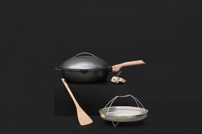 Cookut tarttumaton paistinpannu La Fabuleuse 8-in-1 halkaisija 28cm meteor
