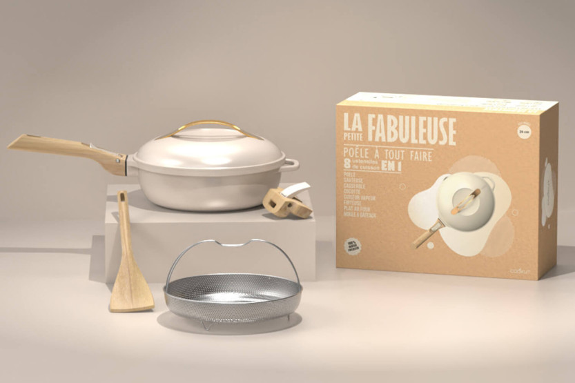 Cookut non-stick panne La Fabuleuse 8-i-1 marengs