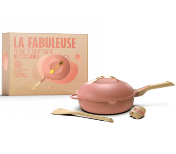 Cookut 8-in-1 tarttumaton paistinpannu halkaisija 28cm pioni