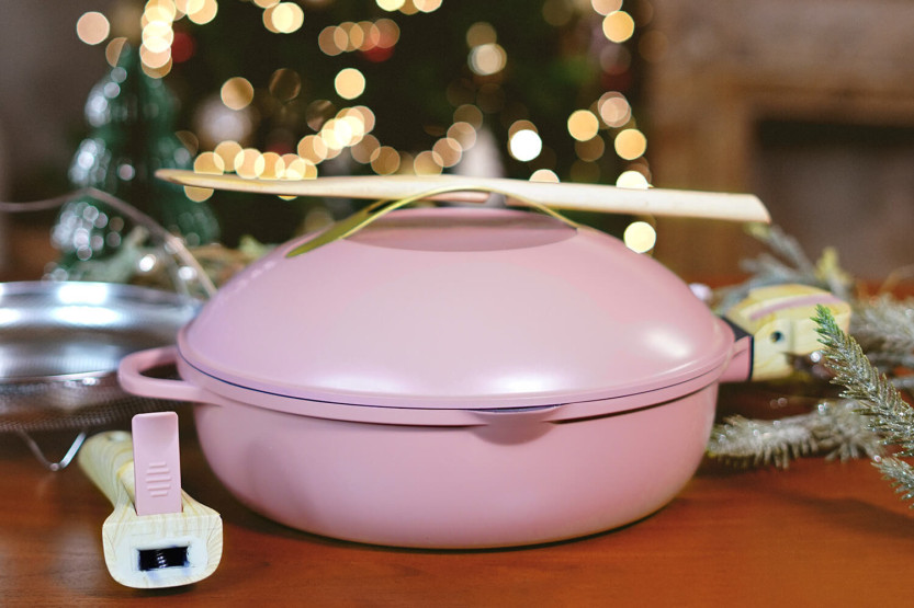 Cookut 8-i-1 non-stick stekepanne diameter 28 cm peony