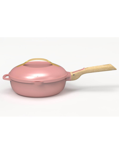 Panela antiaderente Cookut La Fabuleuse 8 em 1 peony