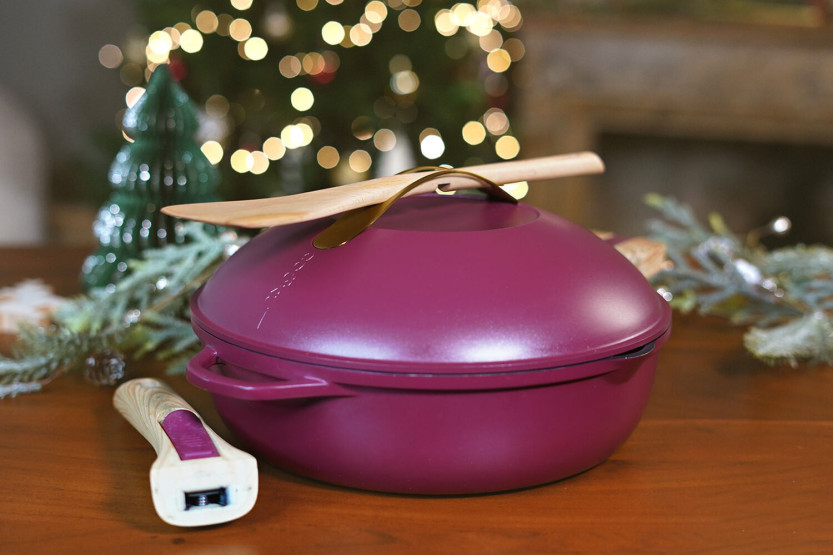 Cookut non-stick stekpanna La Fabuleuse 8-i-1 diameter 28cm ruby
