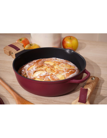 Cookut La Fabuleuse 8-in-1 rubiininpunainen tarttumaton paistinpannu