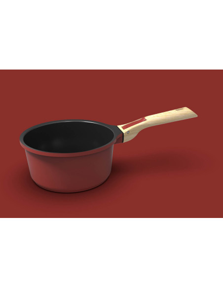 L'Incroyable Kit Cookut 2 frying pans and 1 saucepan with removable handle - passion