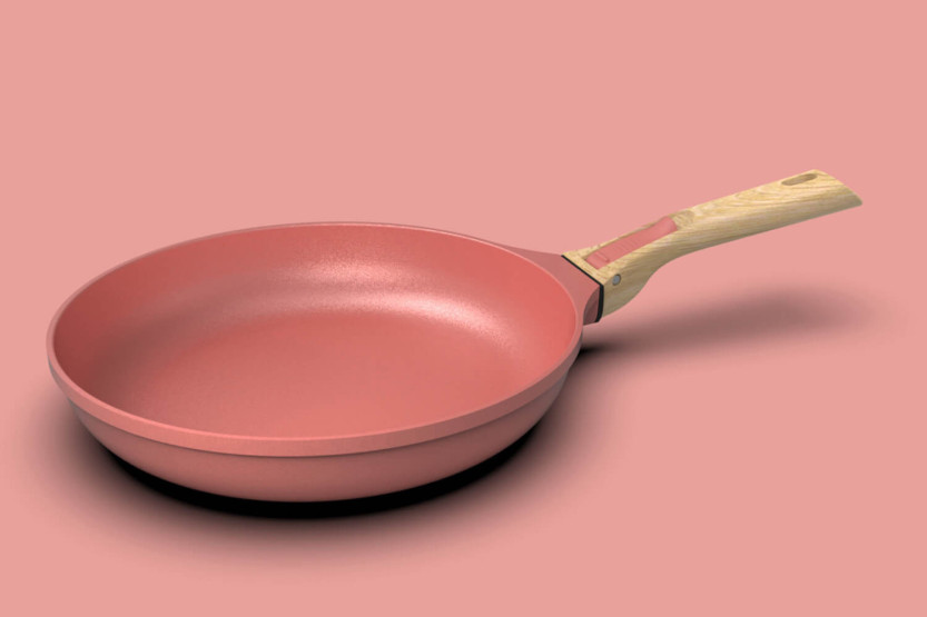 L'Incroyable Kit Cookut 2 stekpannor och 1 kastrull med avtagbart handtag - marshmallow