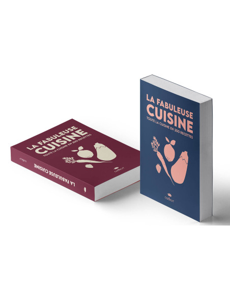 Cookut 200 opskriftsbog La Fabuleuse Cuisine - tilfældige farver