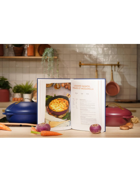 Cookut 200 oppskriftsbok La Fabuleuse Cuisine - tilfeldige farger