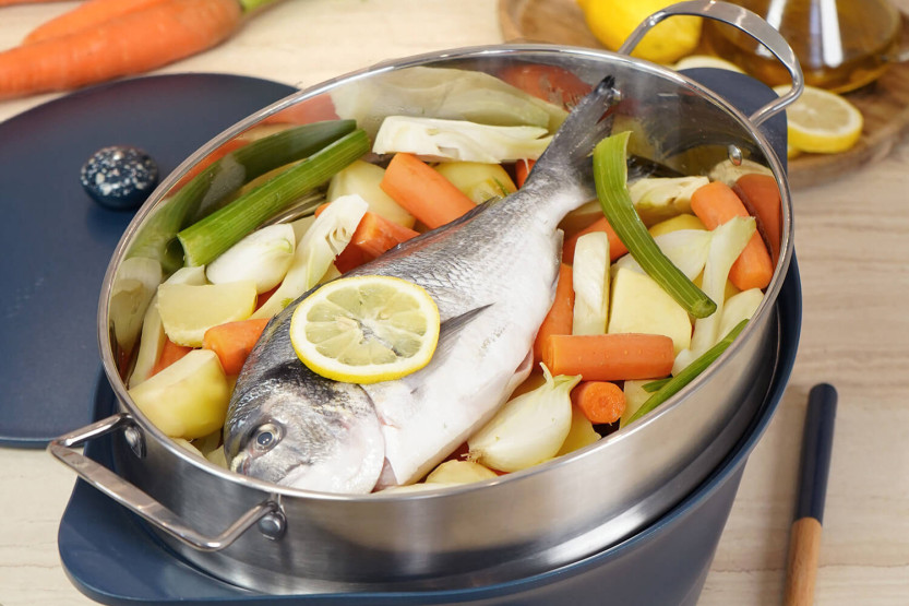 Cookut dampkurv / couscoussier til L'Incroyable Cocotte 33cm oval