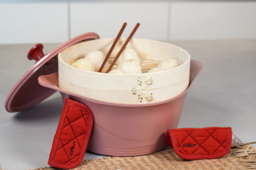 Cookut bamboe stoommandje voor l'Incroyable Cocotte