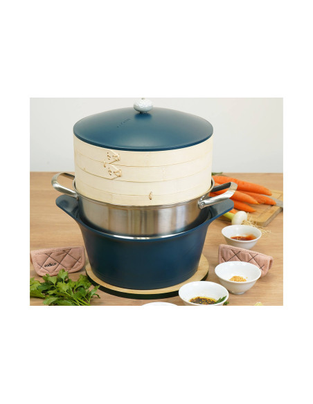 Cookut bamboe stoommandje voor l'Incroyable Cocotte