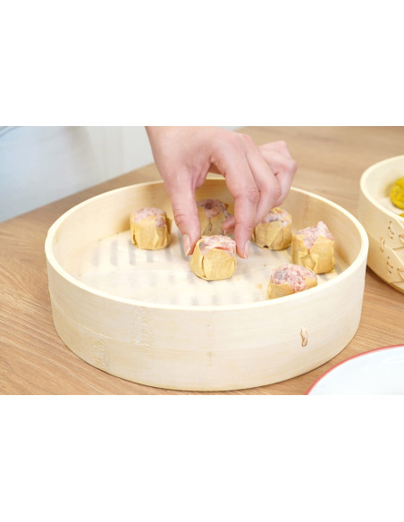 Cesta de cocción al vapor de bambú Cookut para l'Incroyable Cocotte