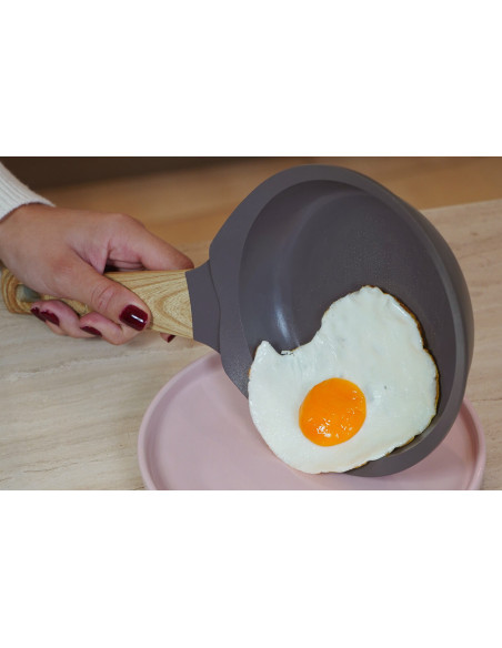 The Incredible Cookut mocha keramisk non-stick stekpanna