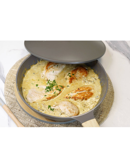 The Incredible Cookut mocha keramisk non-stick stekpanna