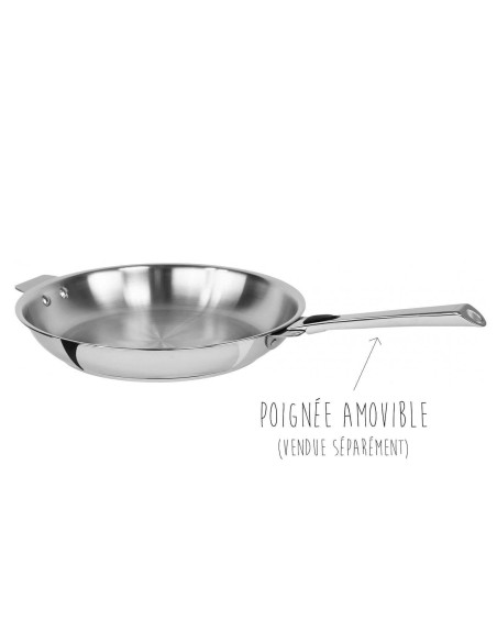 Padella in acciaio inox Cristel Casteline