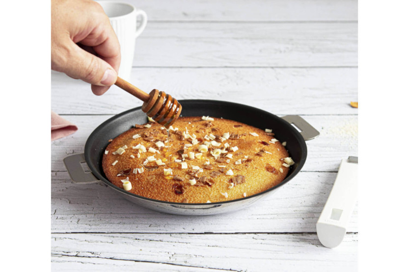 Frigideira antiaderente em aço inoxidável Cristel Mutine Exceliss amovível