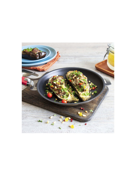 Cristel Mutine Irrotettava Exceliss ruostumattomasta teräksestä valmistettu tarttumaton paistinpannu