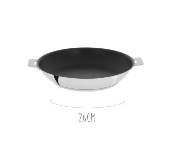 Cristel Mutine Removable Exceliss non-stick stekepanne i rustfritt stål