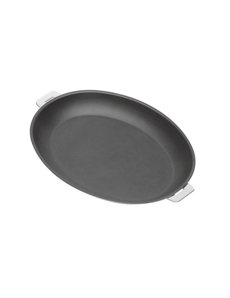 Cristel Mutine aftagelig Exceliss non-stick oval stegepande i rustfrit stål 35 cm