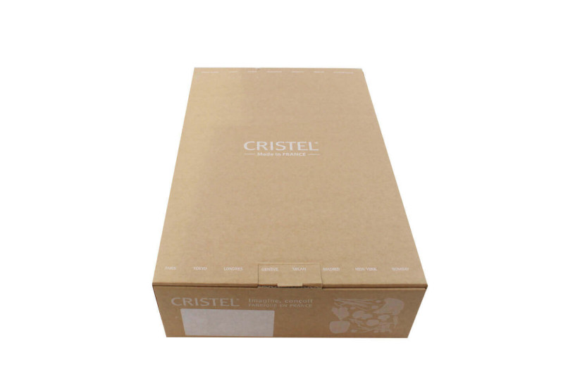 Cristel Mutine Amovible Exceliss ovale antihaftbeschichtete Pfanne aus Edelstahl 35cm