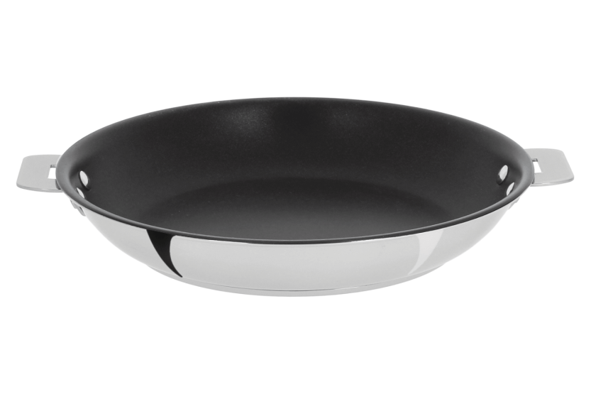 Cristel Casteline Exceliss löstagbar 5-lagers non-stick-stekpanna i rostfritt stål