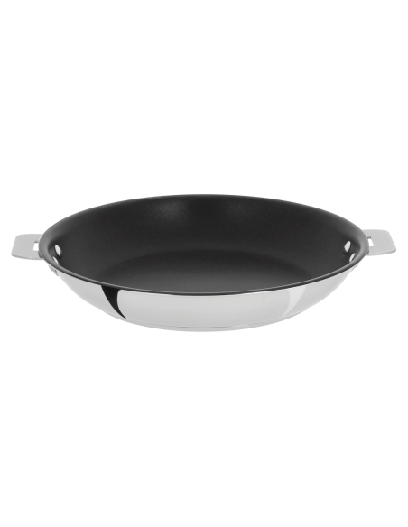 Cristel Casteline Exceliss irrotettava 5-kerroksinen ruostumattomasta teräksestä valmistettu tarttumaton paistinpannu