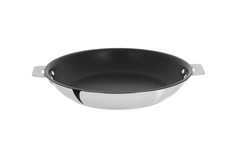 Cristel Casteline Exceliss löstagbar 5-lagers non-stick-stekpanna i rostfritt stål