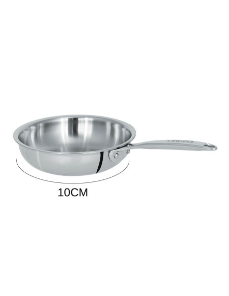 Mini padella per sauté Cristel Castel'Pro a 3 strati in acciaio inox 18/10