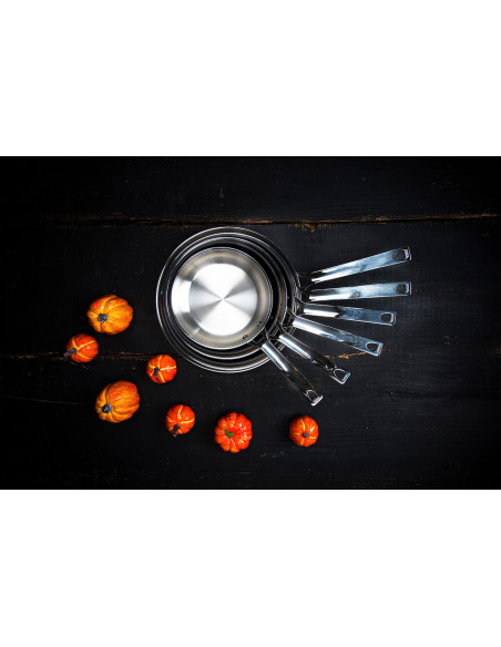 Padella in acciaio inox 18/10 spazzolato Cristel 1826