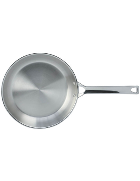 Padella in acciaio inox 18/10 spazzolato Cristel 1826