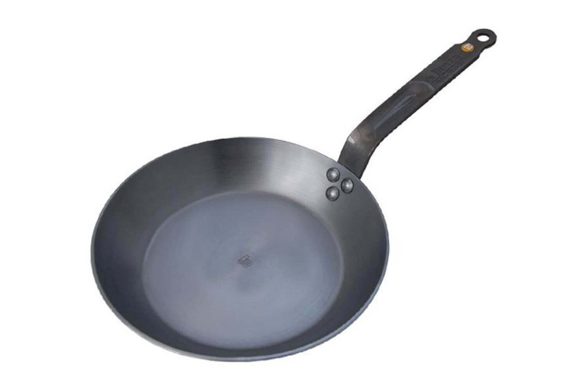 Runde Bratpfanne De Buyer Mineral B Element aus Eisen 28cm
