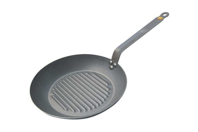De Buyer Minéral B Element pyöreä rautagrillipannu 26cm