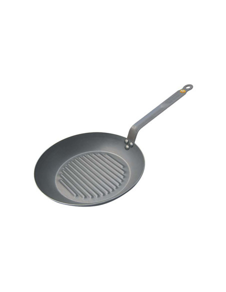 De Buyer Minéral B Element ronde ijzeren grillpan 26cm